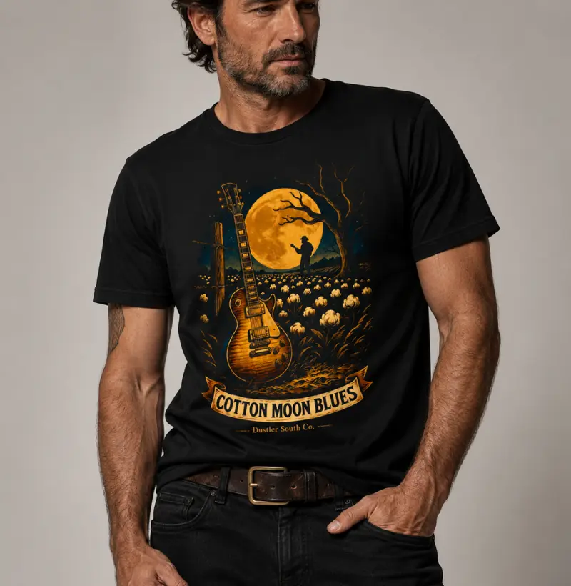 Camiseta Blues Cotton Moon