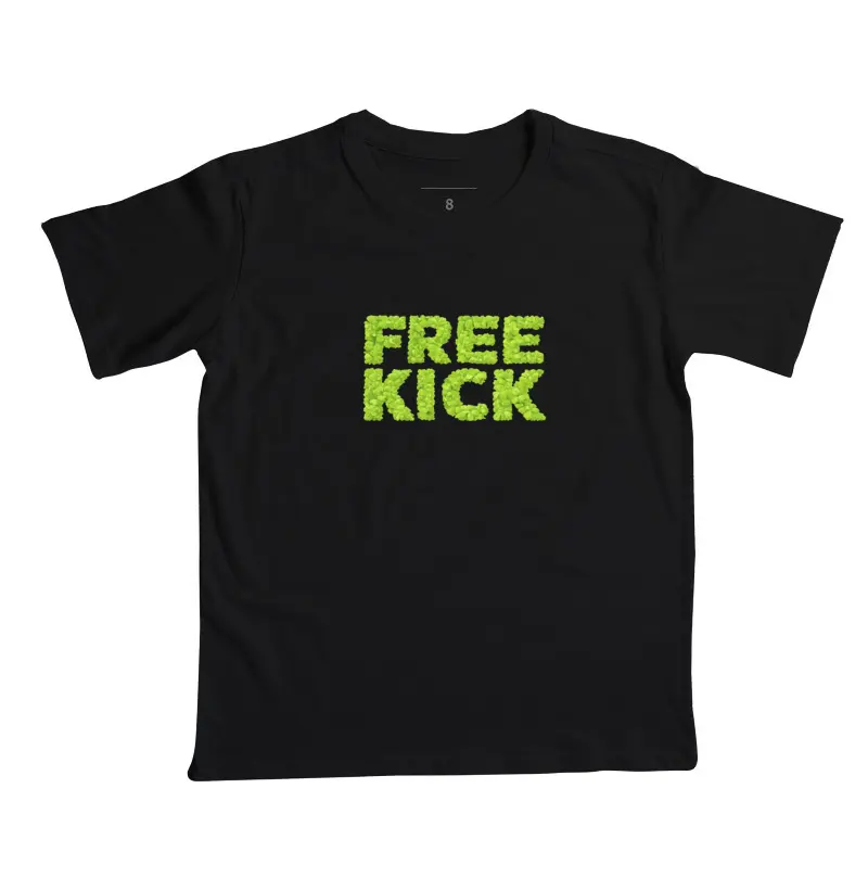 CAMISETA INFANTIL FREE KICK FLOR DA SORTE