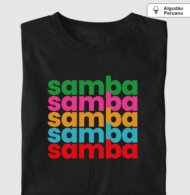 Algodão Peruano - Samba em cores