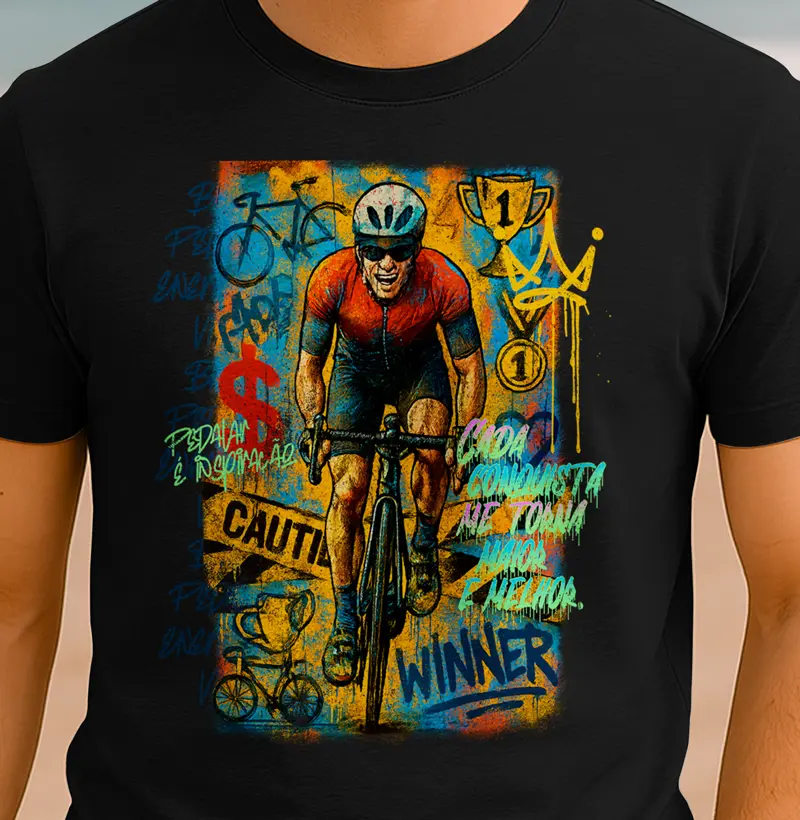 Ciclista poster street art