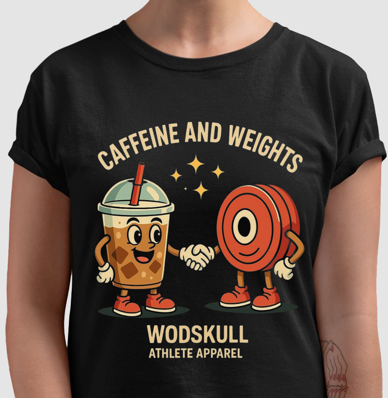 Camiseta Caffeine & Weights