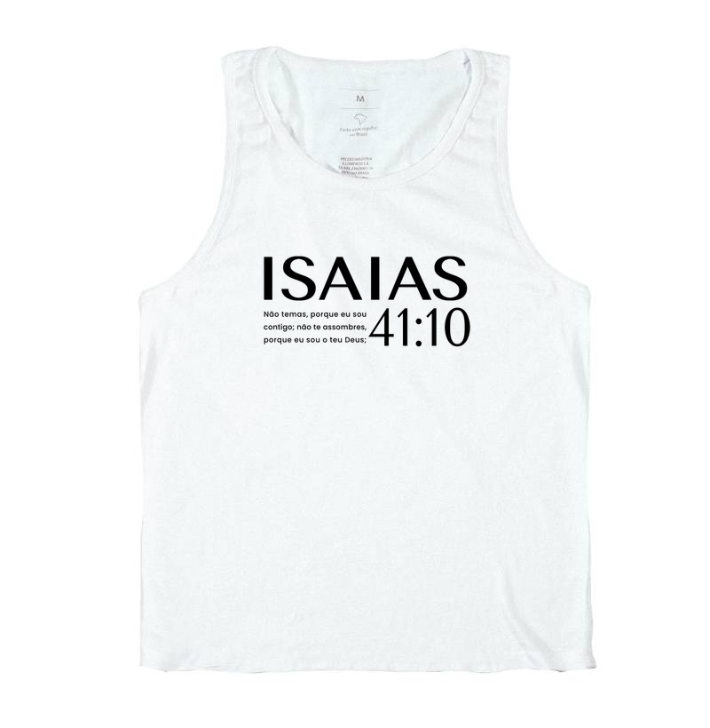 Camiseta Regata Isaias 41:10