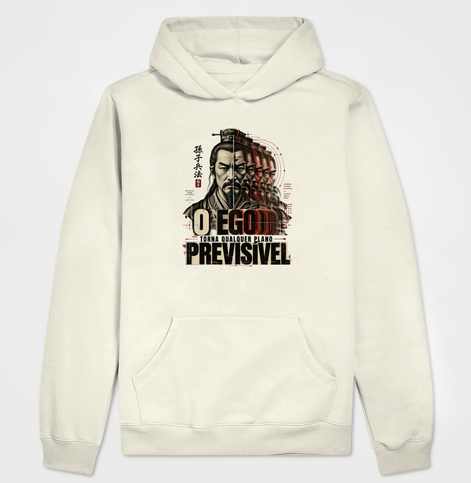Sun Tzu - O Ego Torna Qualquer Plano Previsível - Hoodie Moletom