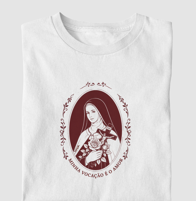 T-shirt Clássica Unissex - Santa Teresinha do Menino Jesus