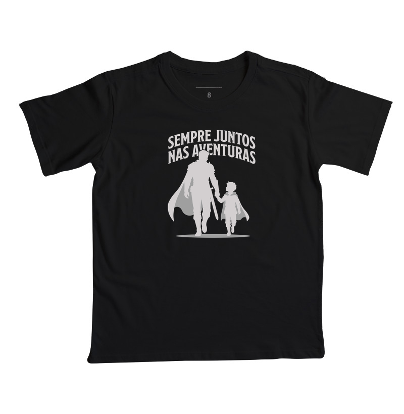 SEMPRE JUNTOS NAS AVENTURAS - Camiseta Infantil
