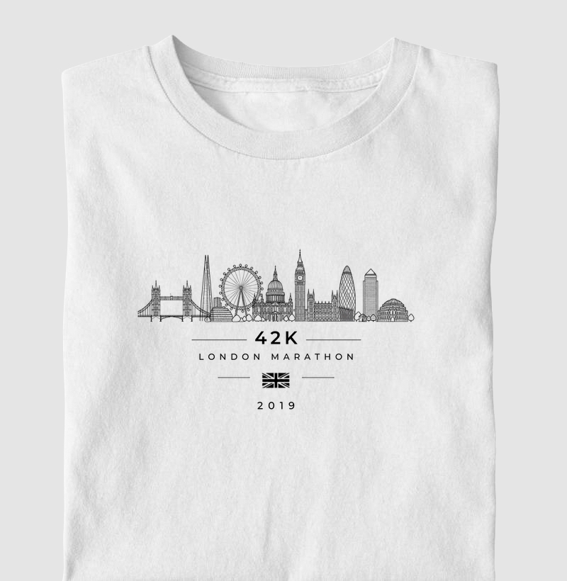 Camiseta  Maratona - Maratona Londres 2019