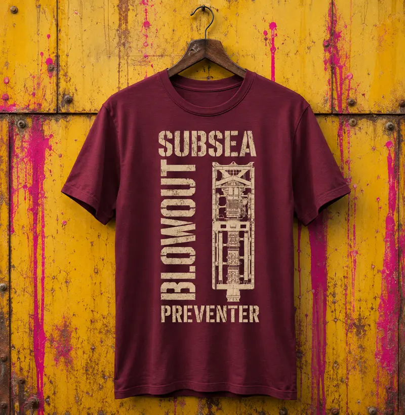 Subsea Blowout Preventer Stencil 1
