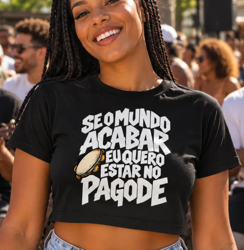 Se o mundo acabar eu quero estar no pagode