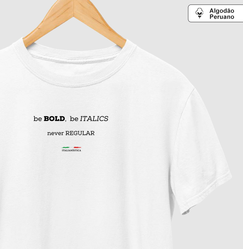 Be italics