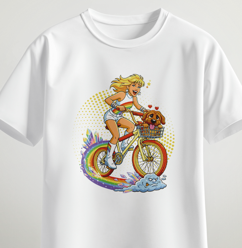 Super Xuxa pedalando