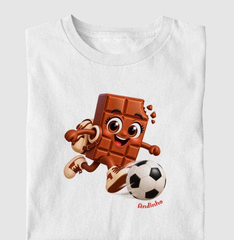 Andinho Jogador de Futebol - Camiseta Infantil