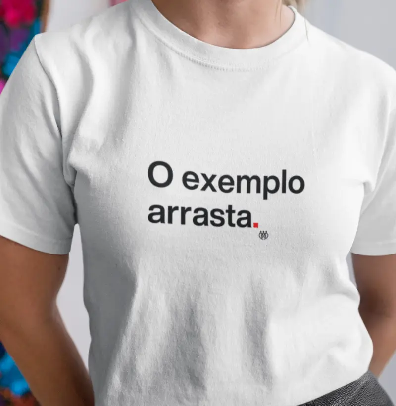 O exemplo arrasta