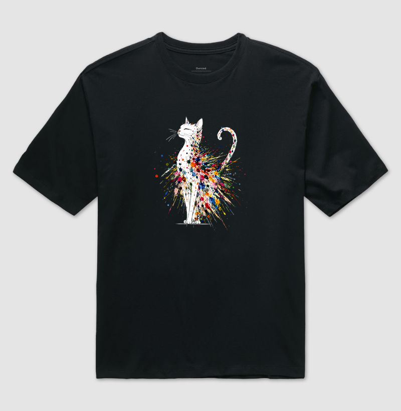 Explosão Felina - Camiseta Oversized