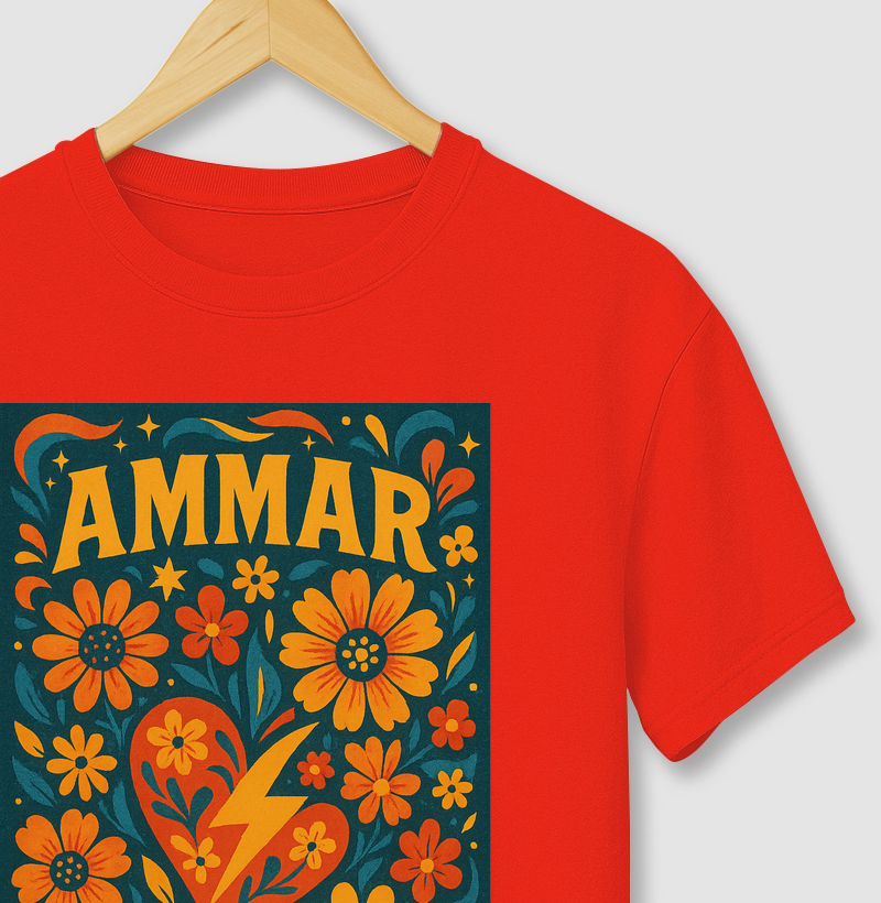 Camiseta Feminina Floral | AMMAR