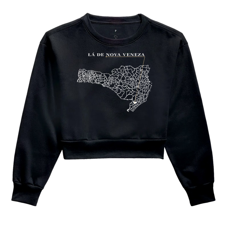 Nova Veneza | Origem SC - Cropped Moletom