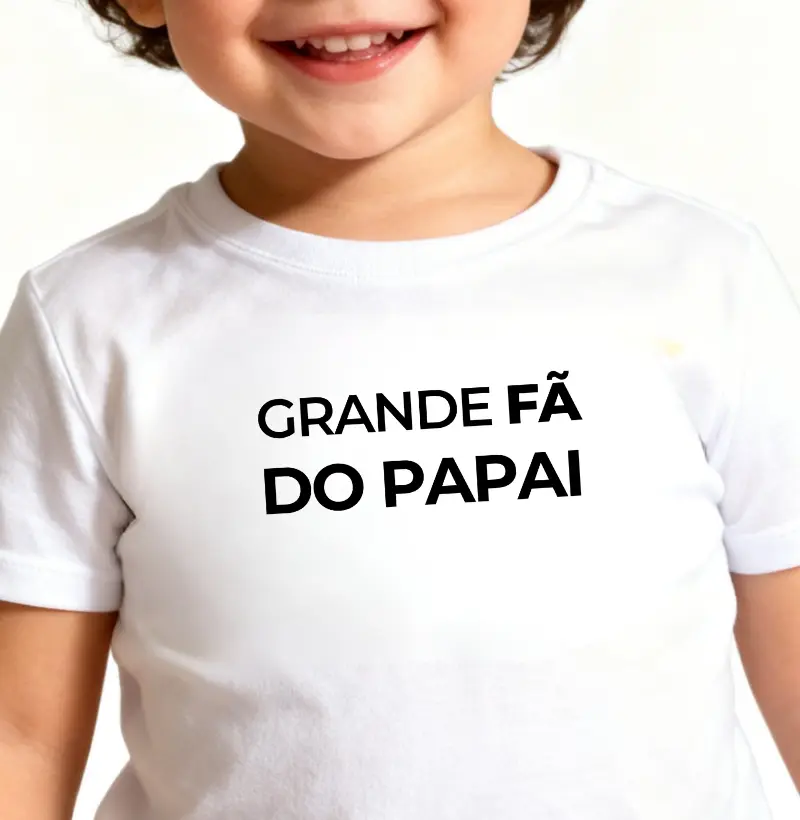 Grande fã do papai!