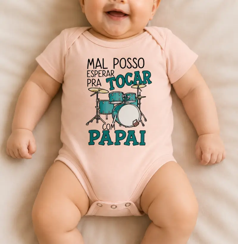 MAL POSSO ESPERAR PRA TOCAR COM MEU PAI (BATERIA)