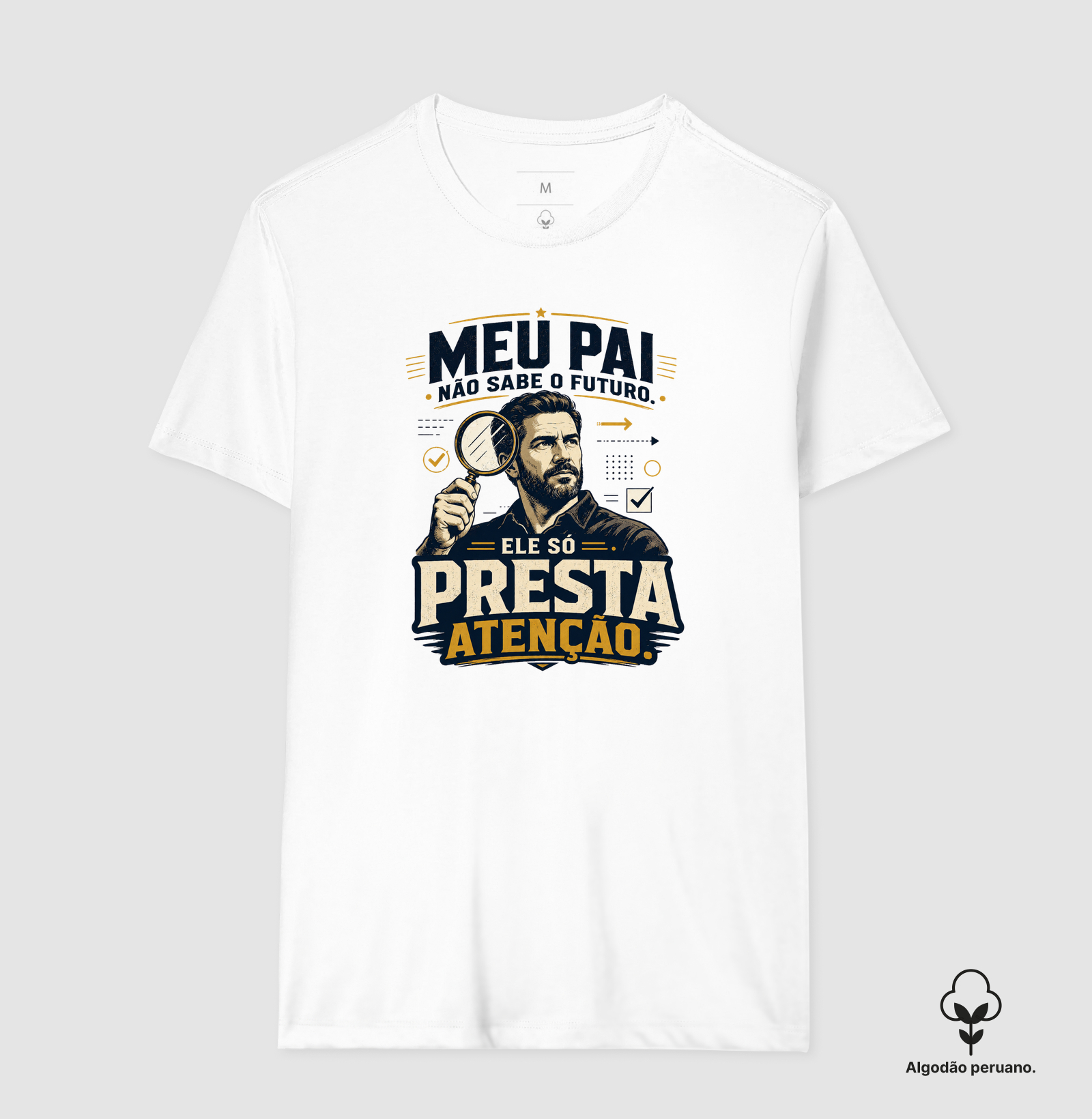 Meu Pai Não Sabe o Futuro. Ele Só Presta Atenção.