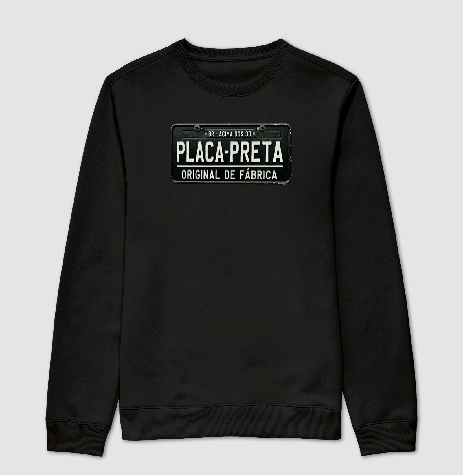 Placa Preta | Original de Fábrica | Branca