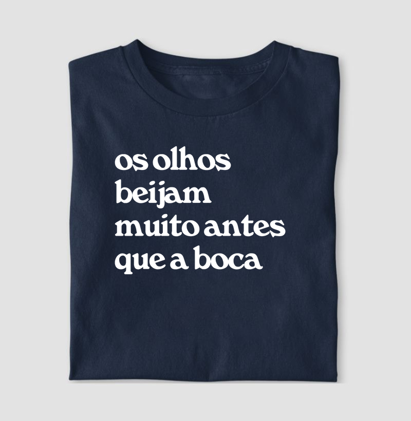 Os olhos beijam muito antes da boca