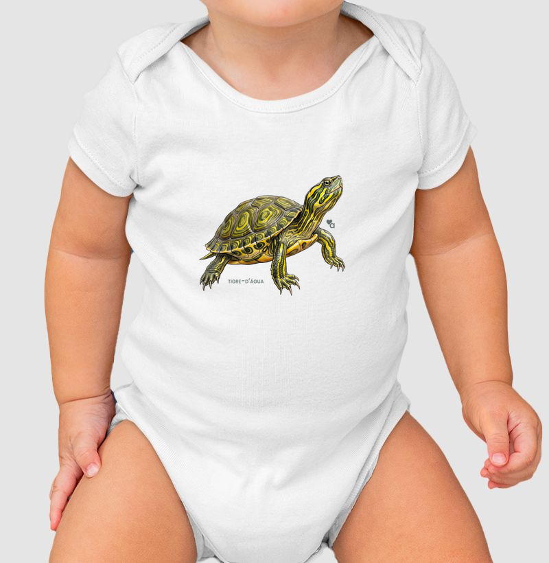 Répteis - Tigre d´Água - Body Infantil