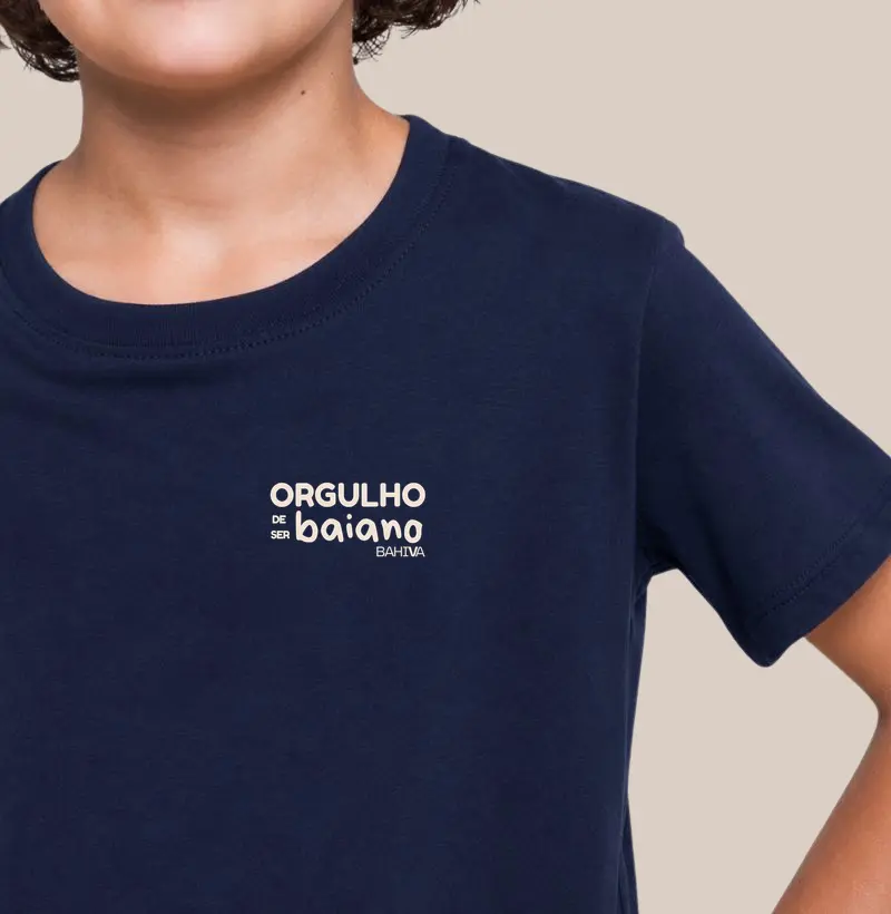 Orgulho de ser baiano no miudinho - Camiseta Infantil