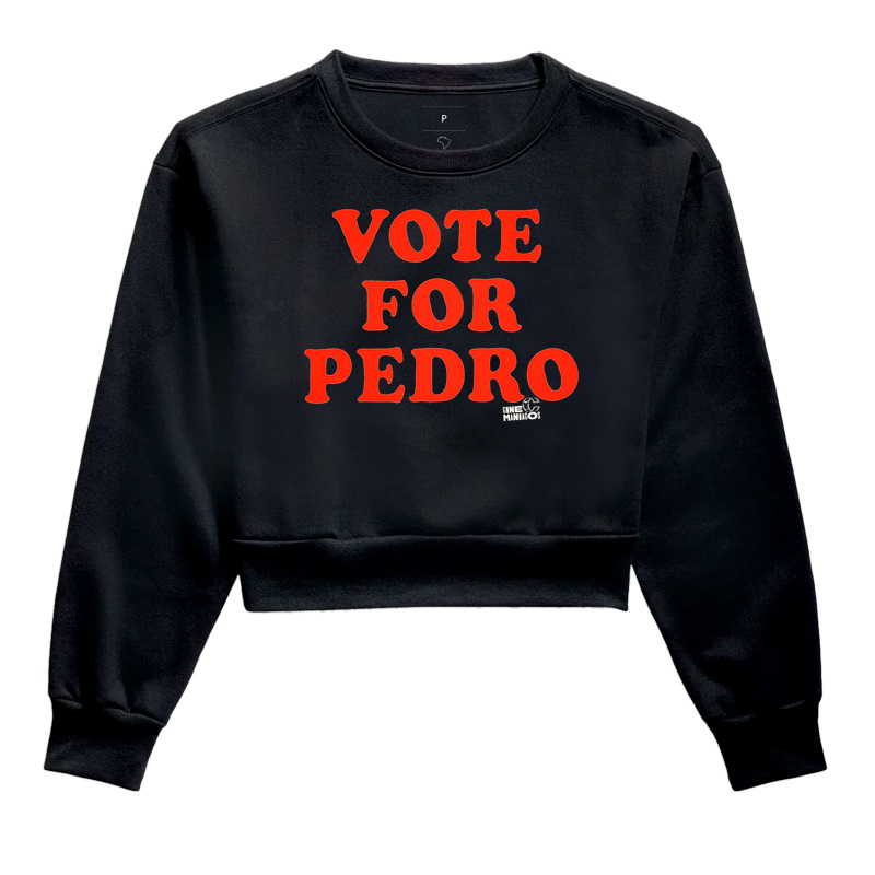 Vote for Pedro Clássica - Cropped Moletom