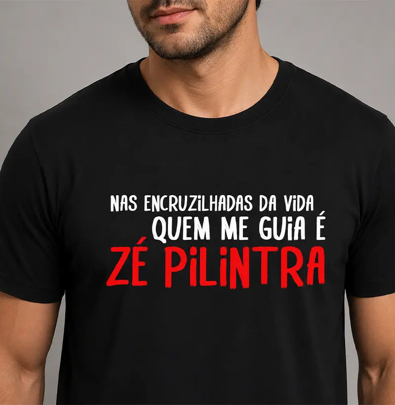 Camiseta - Quem me guia é Zé Pilintra