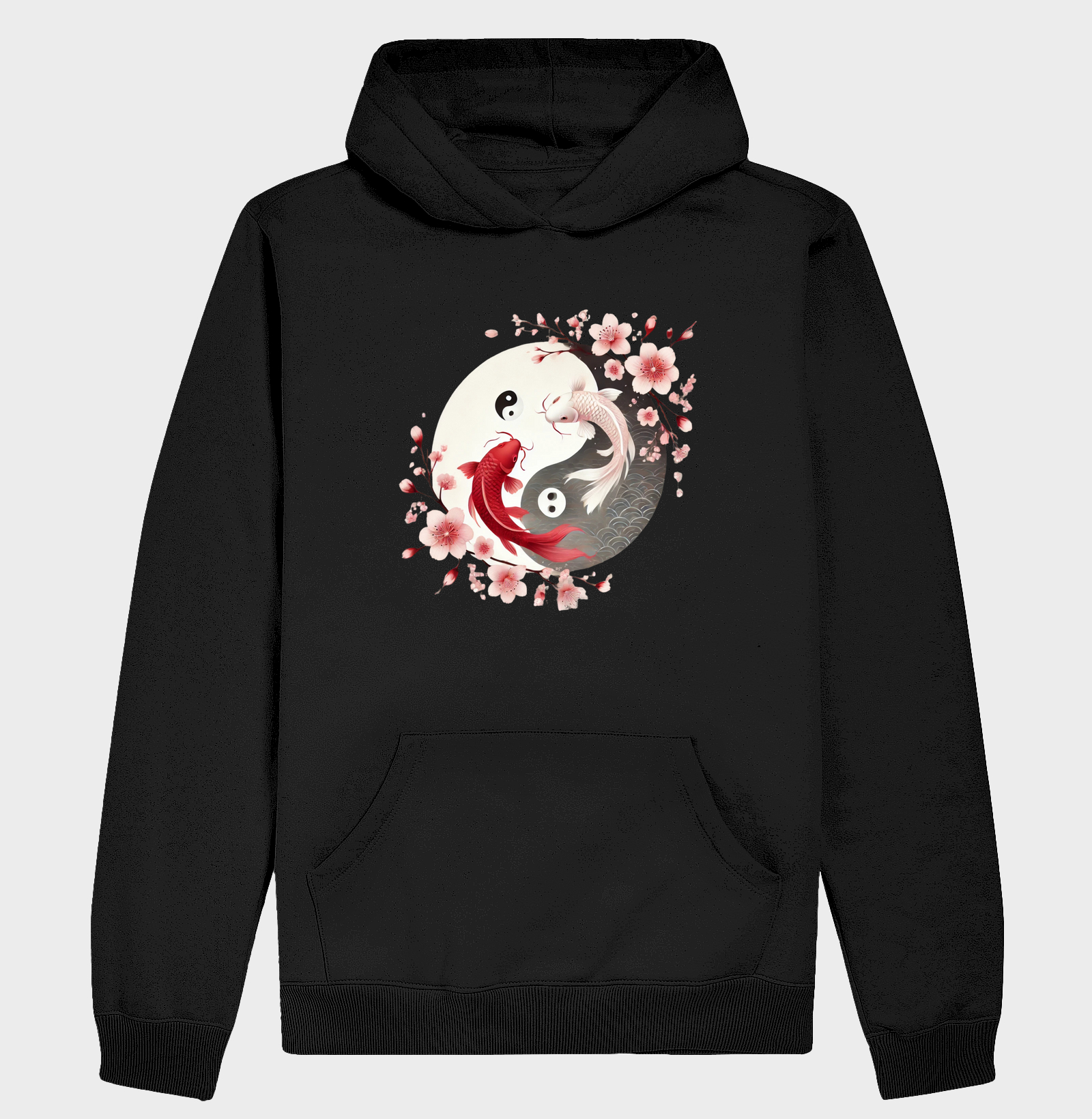 Yin Yang com Peixe Koi