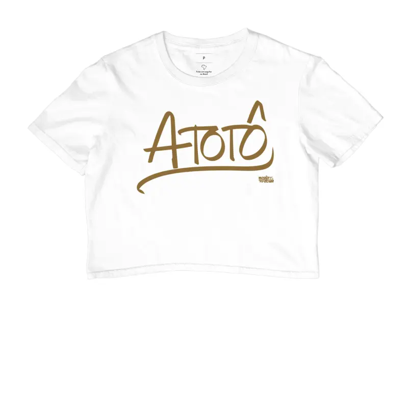 Cropped Atotô Straw Maria Patuá