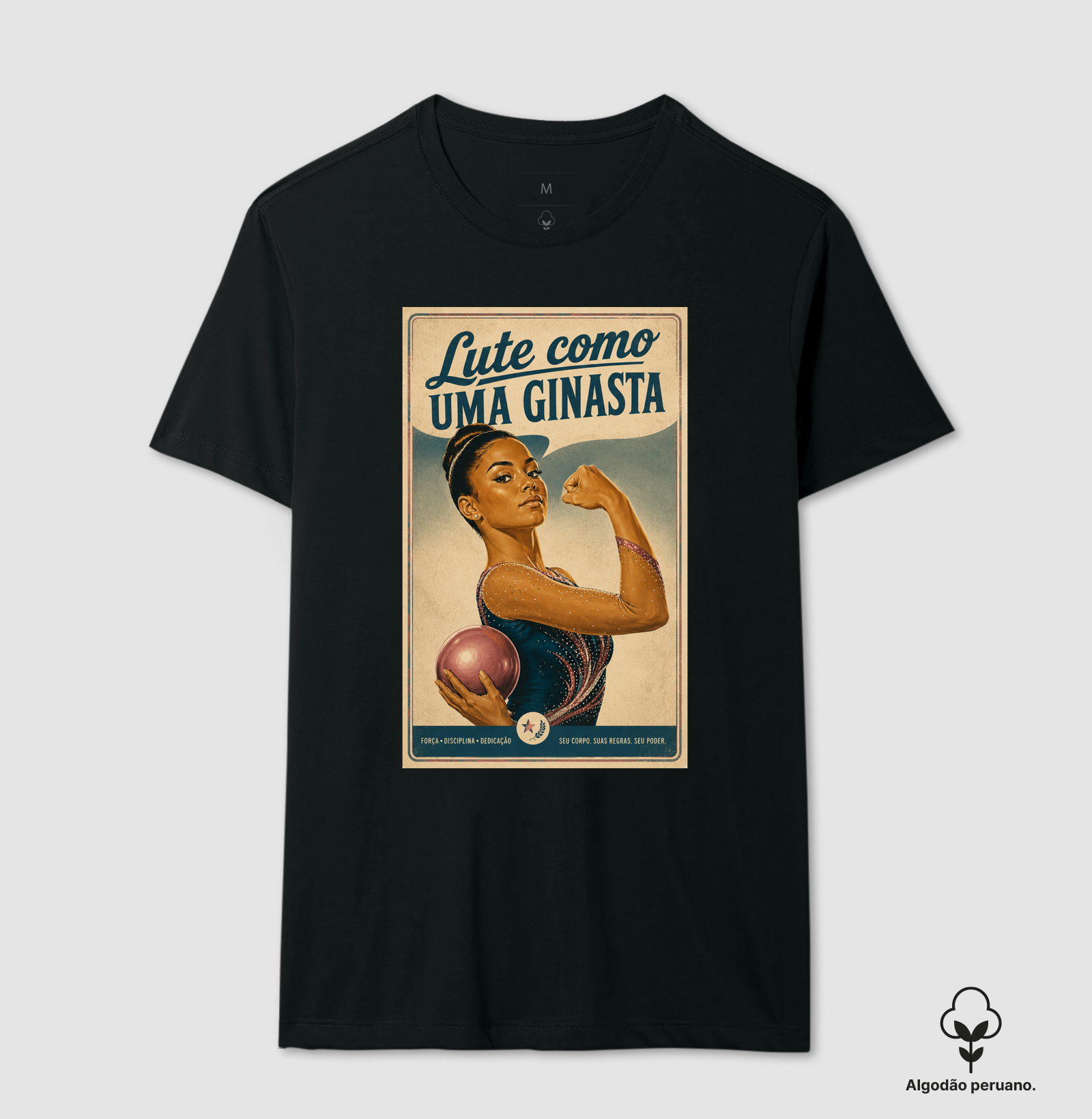 Lute como uma ginasta