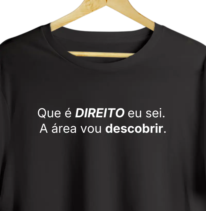 Que é DIREITO eu sei.