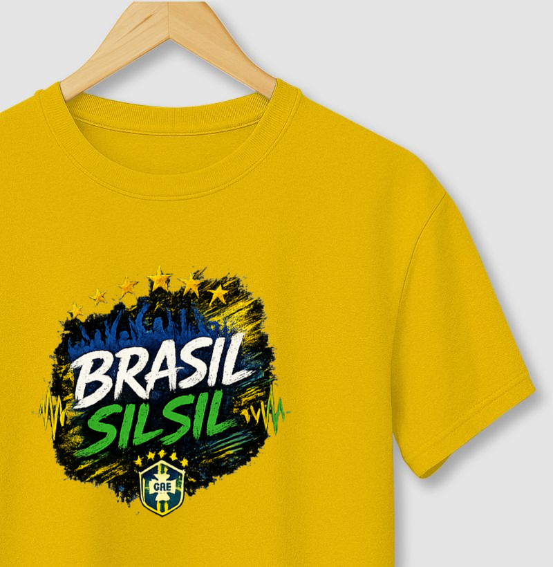 🇧🇷 BRASIL SIL SIL – A CAMISA DE QUEM SENTE A TORCIDA