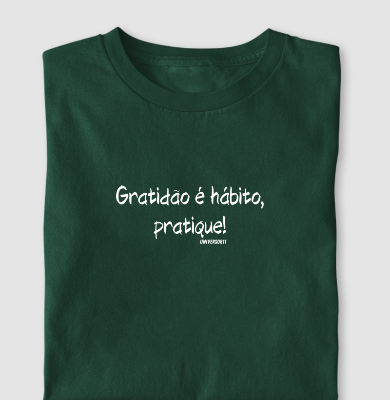 Gratidão é hábito - Frases