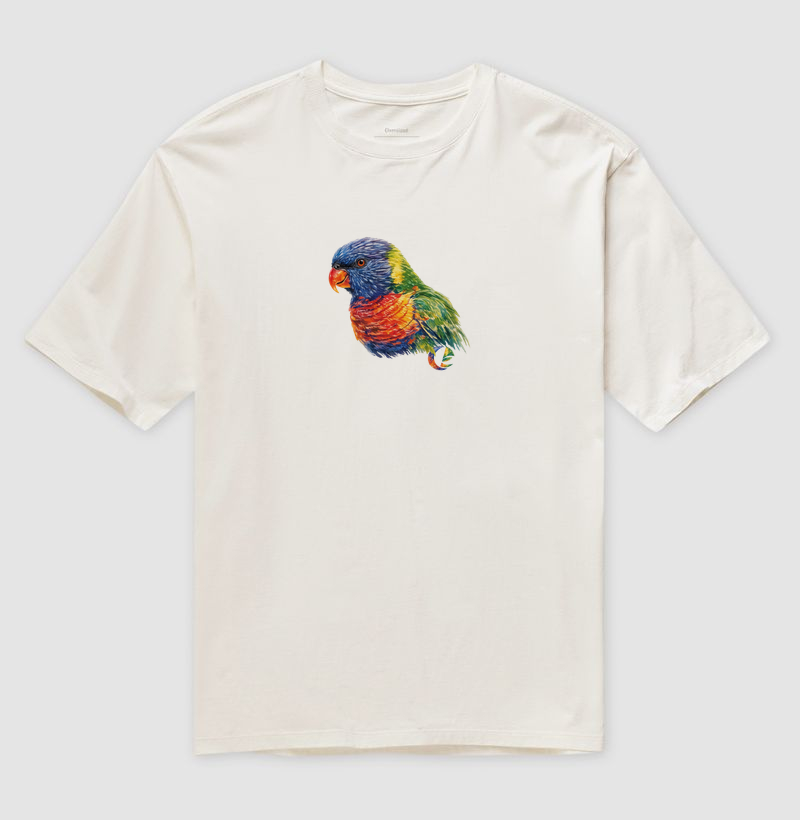 Camiseta Oversized - Loris Arte 
