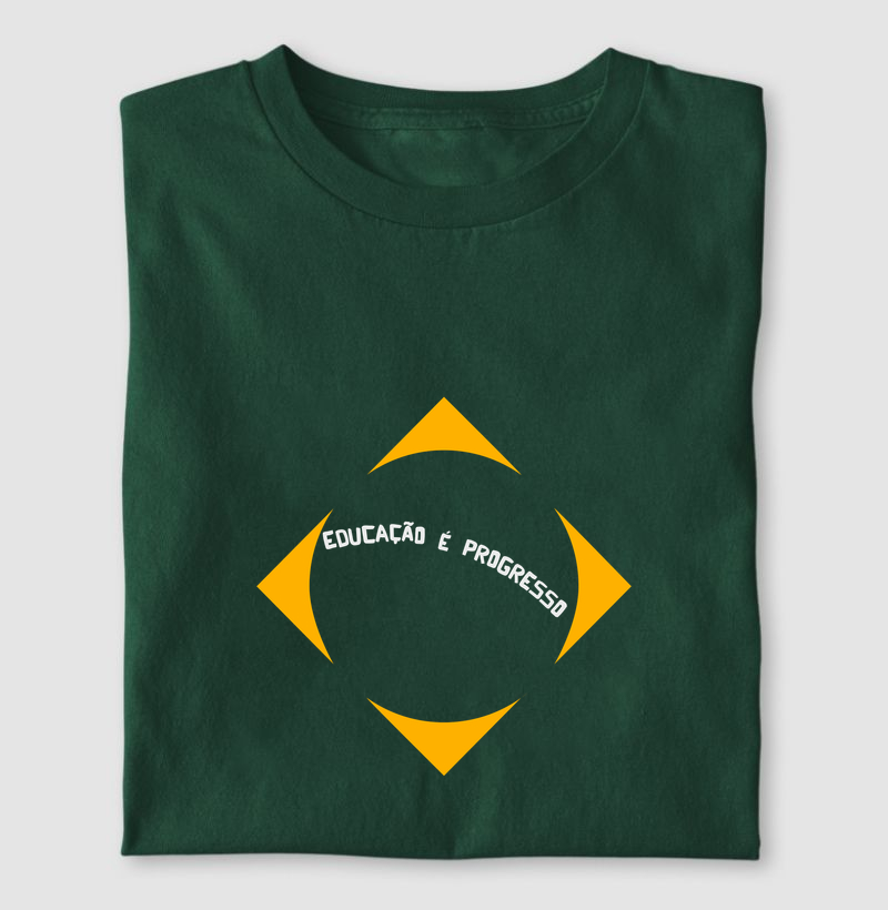 Educação é progresso! - Camiseta