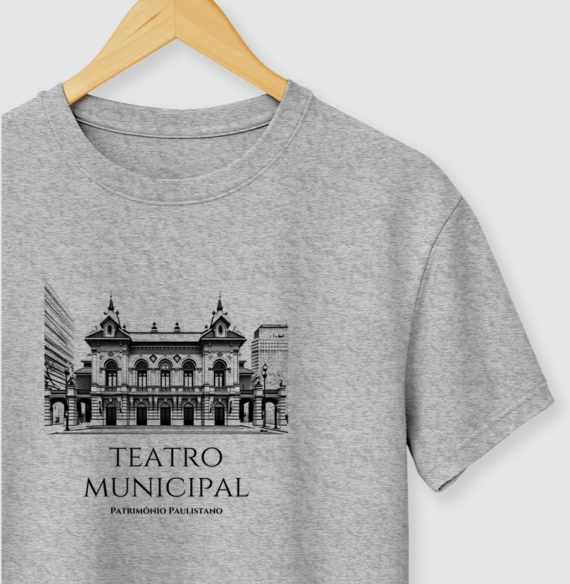 Teatro Municipal - Patrimônio Paulistano - Camiseta