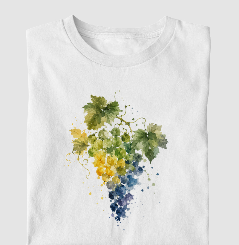 Camiseta Vinho - Essência da Uva Brasileira