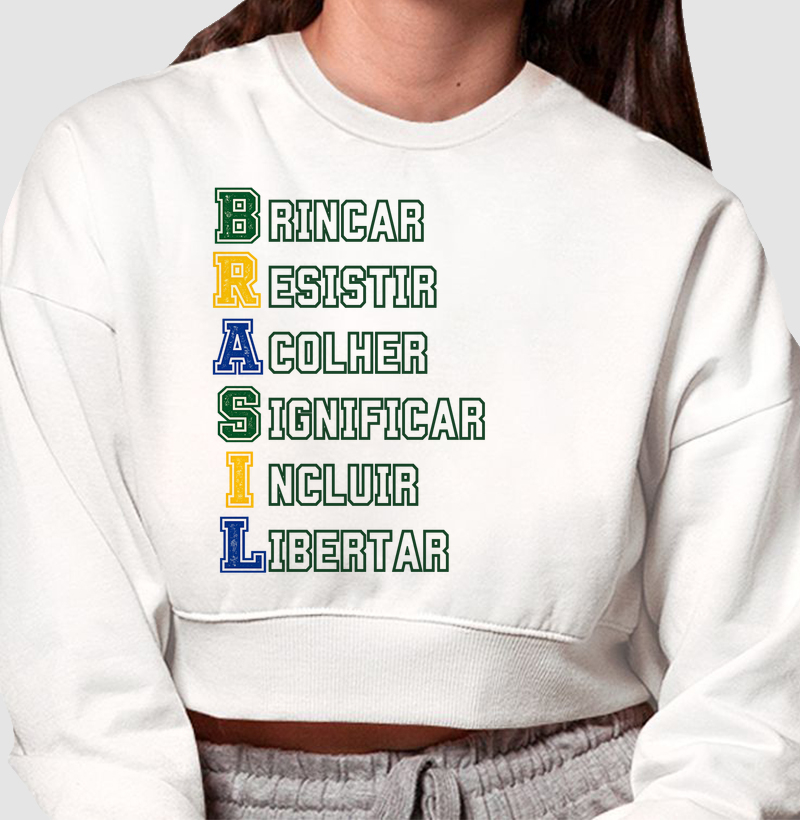 Moletom Cropped | Brasil