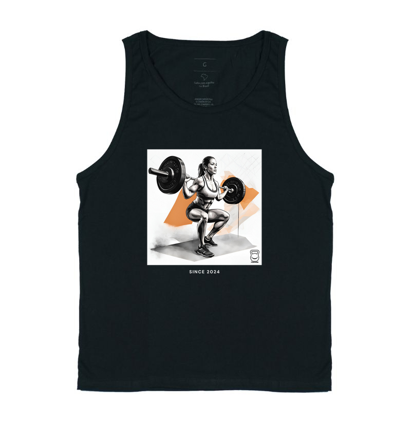 Mulher agachando (Unissex)