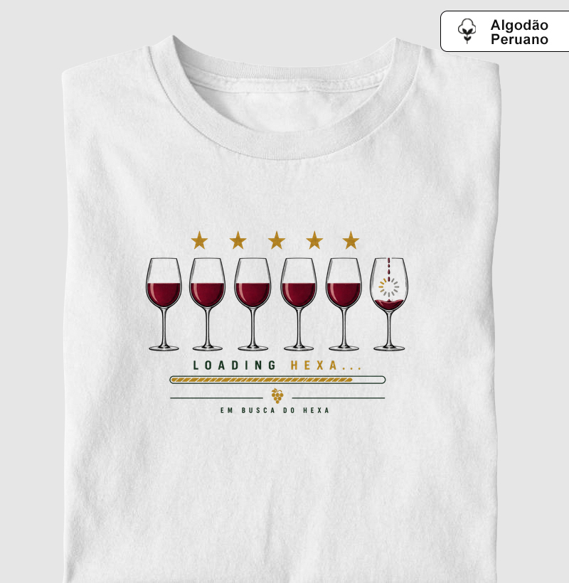 Camiseta Vinho - Loading Hexa