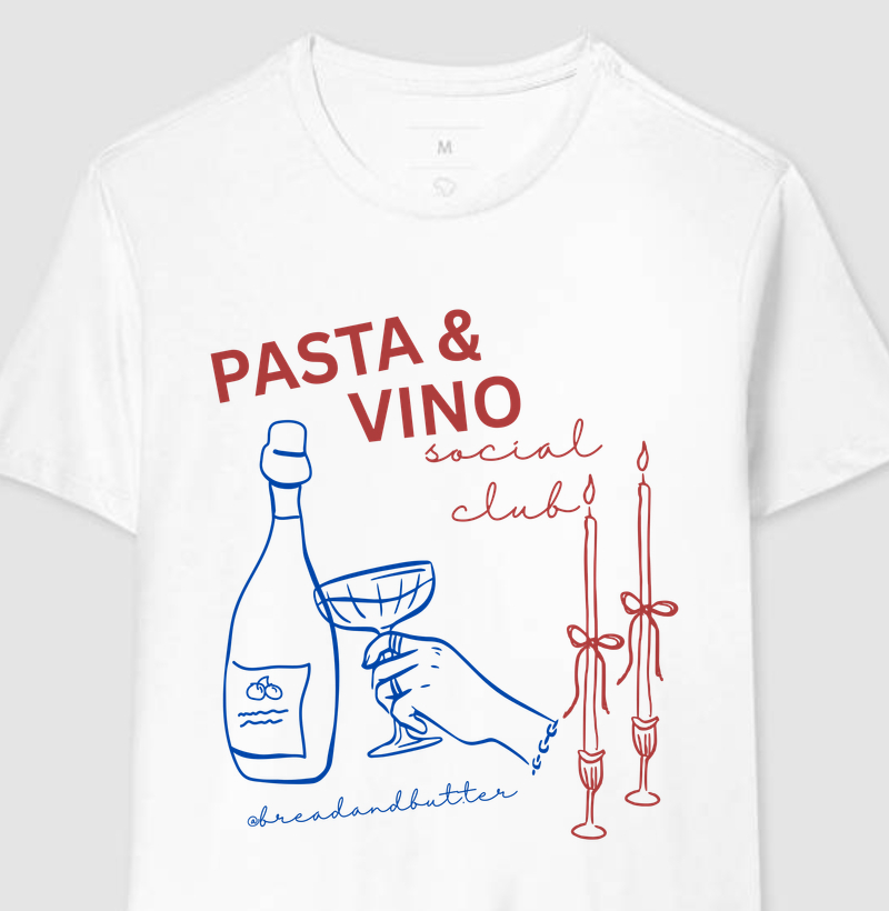Camiseta Pasta & Vino 