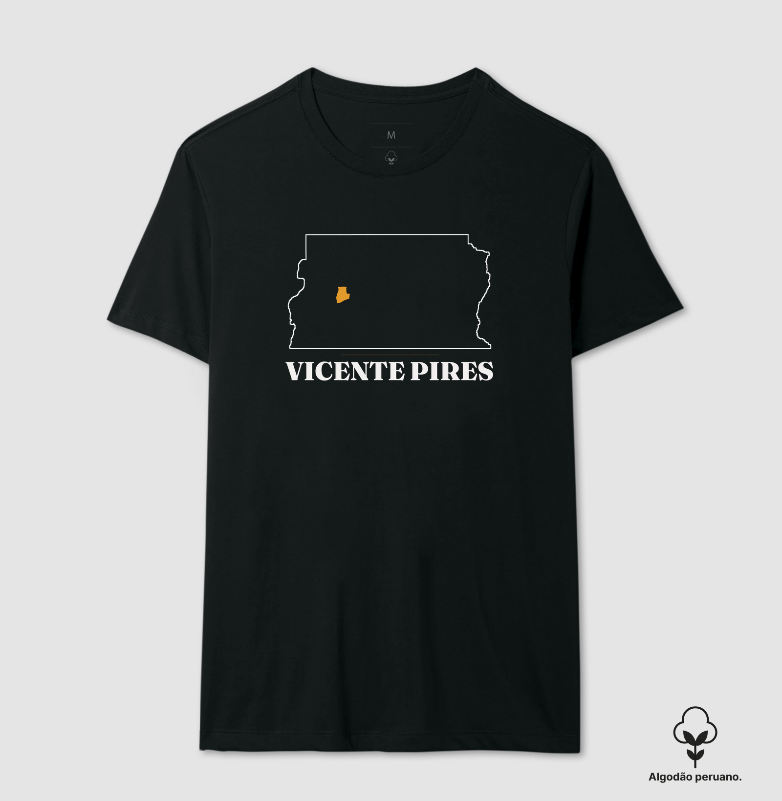 Vicente Pires | Traço DF - Camiseta Algodão Peruano