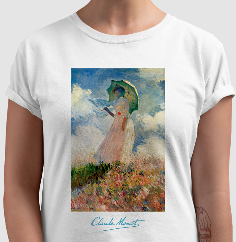 Claude Monet Mulher com uma sombrinha 