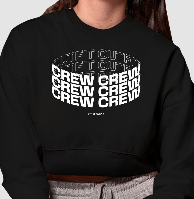 Cropped Moletom - Crew Loop