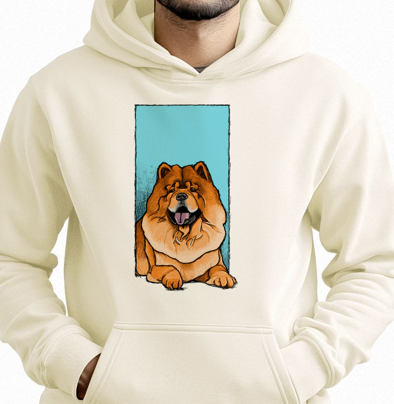 Hoodie Moletom Cachorro Chow Chow