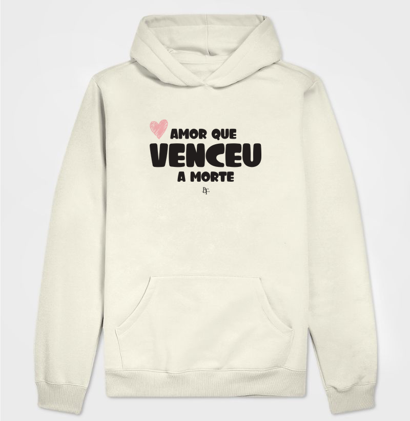 Amor que venceu a morte - Hoodie Moletom