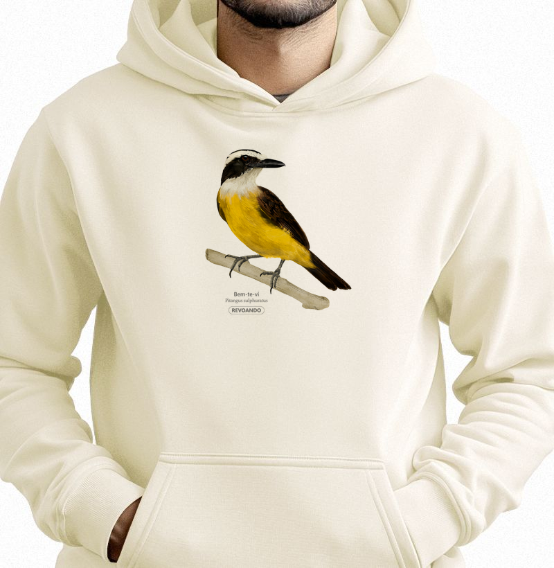 Aves do Brasil - Bem-te-vi - Moletom Hoodie