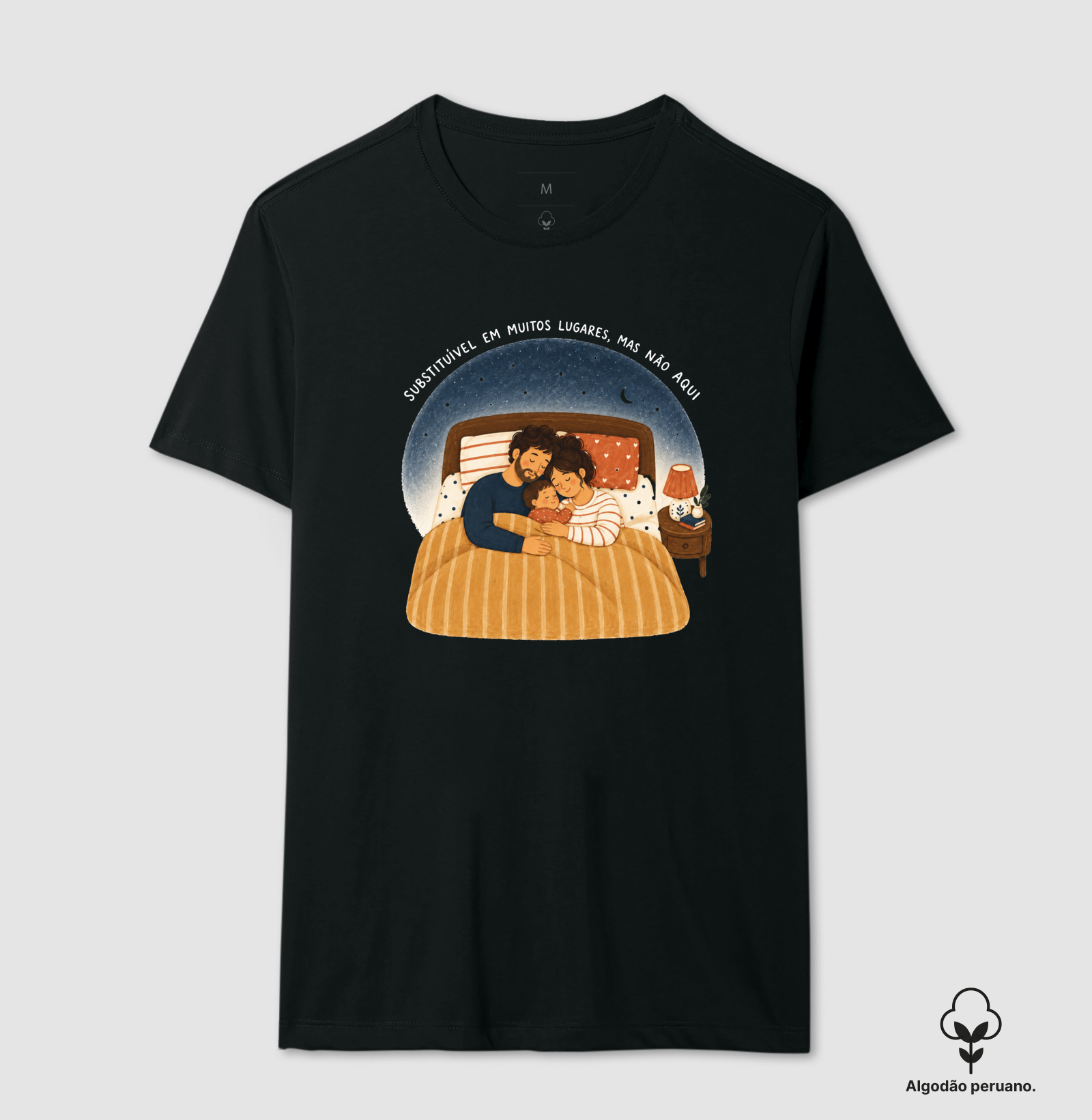 Insubstituível Aqui - Camiseta Algodão Peruano