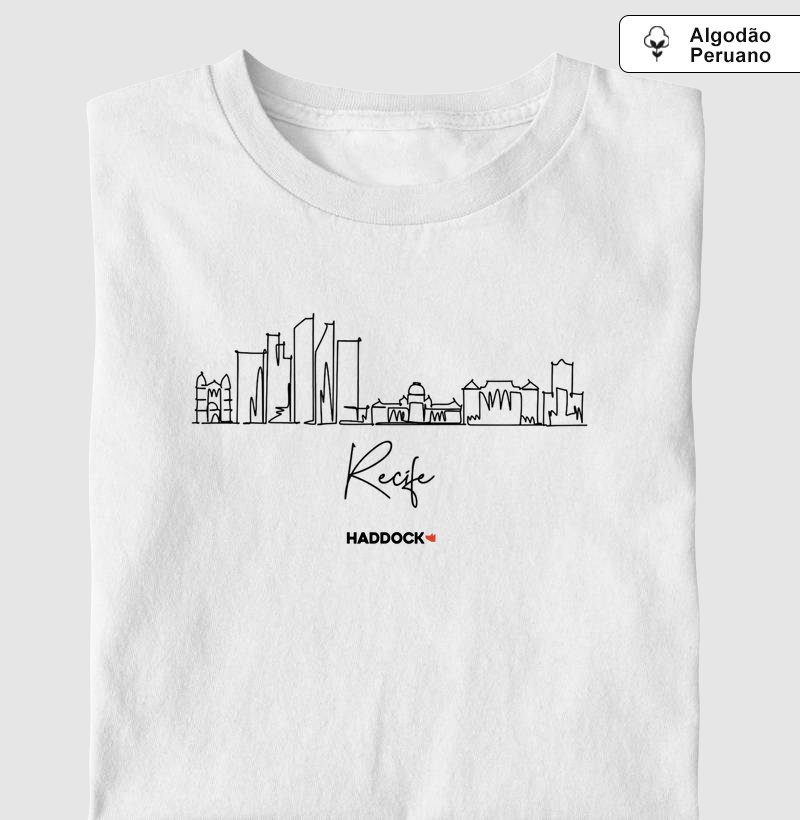 Camiseta Recife Linha Contínua